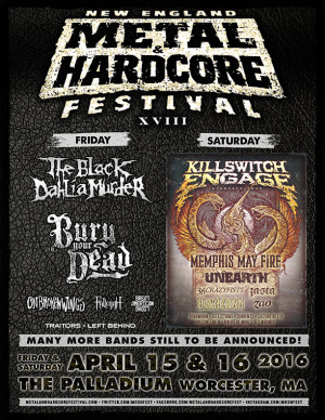 New England Metal and Hardcore Festival Band Line Up