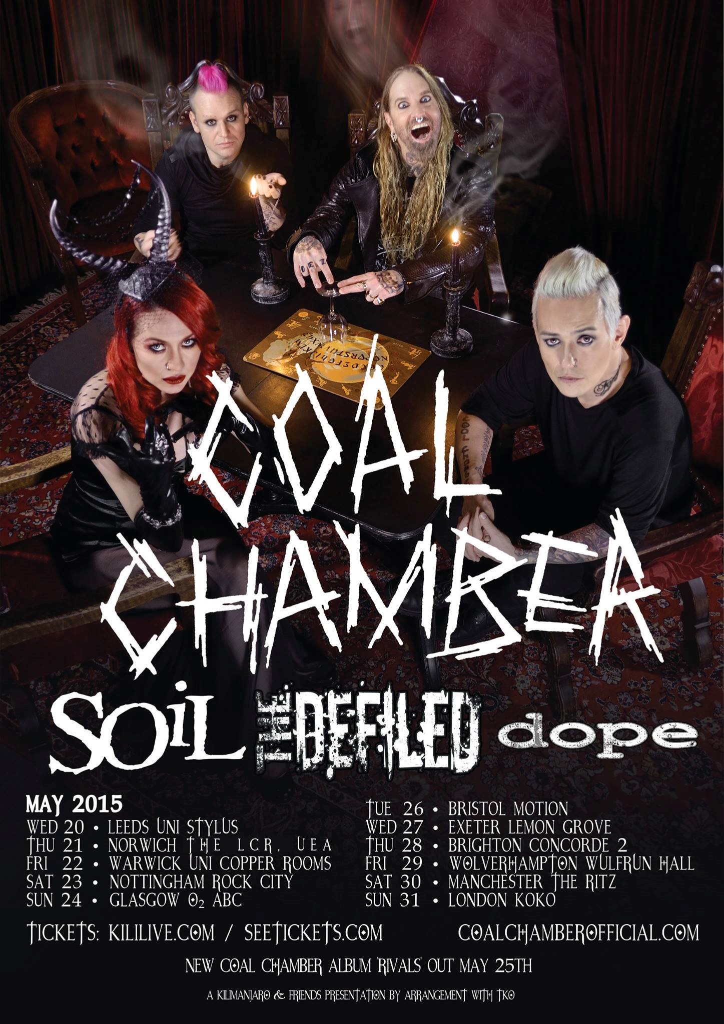 Soil and Coal Chamber on Tour 2015